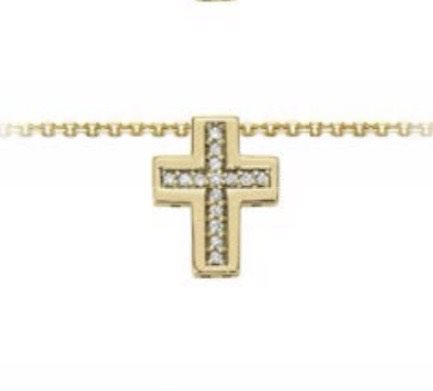 Collana Oro Gioia Donna in Oro giallo Diamante 0.04 Ct OPF12794.004 - OPF12794.004